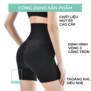 Quần Độn Mông BQ002 BEBECHIC Cạp Cao Gen Bụng, Nâng Mông Tự Nhiên, Chất Su Đúc Cao Cấp