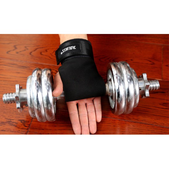 [ Sỉ & Lẻ ] Găng Tay Tập Gym - Dây Kéo Lưng - Lifting Grips Aolikes Pro ( Lót Tay & Kéo Lưng )