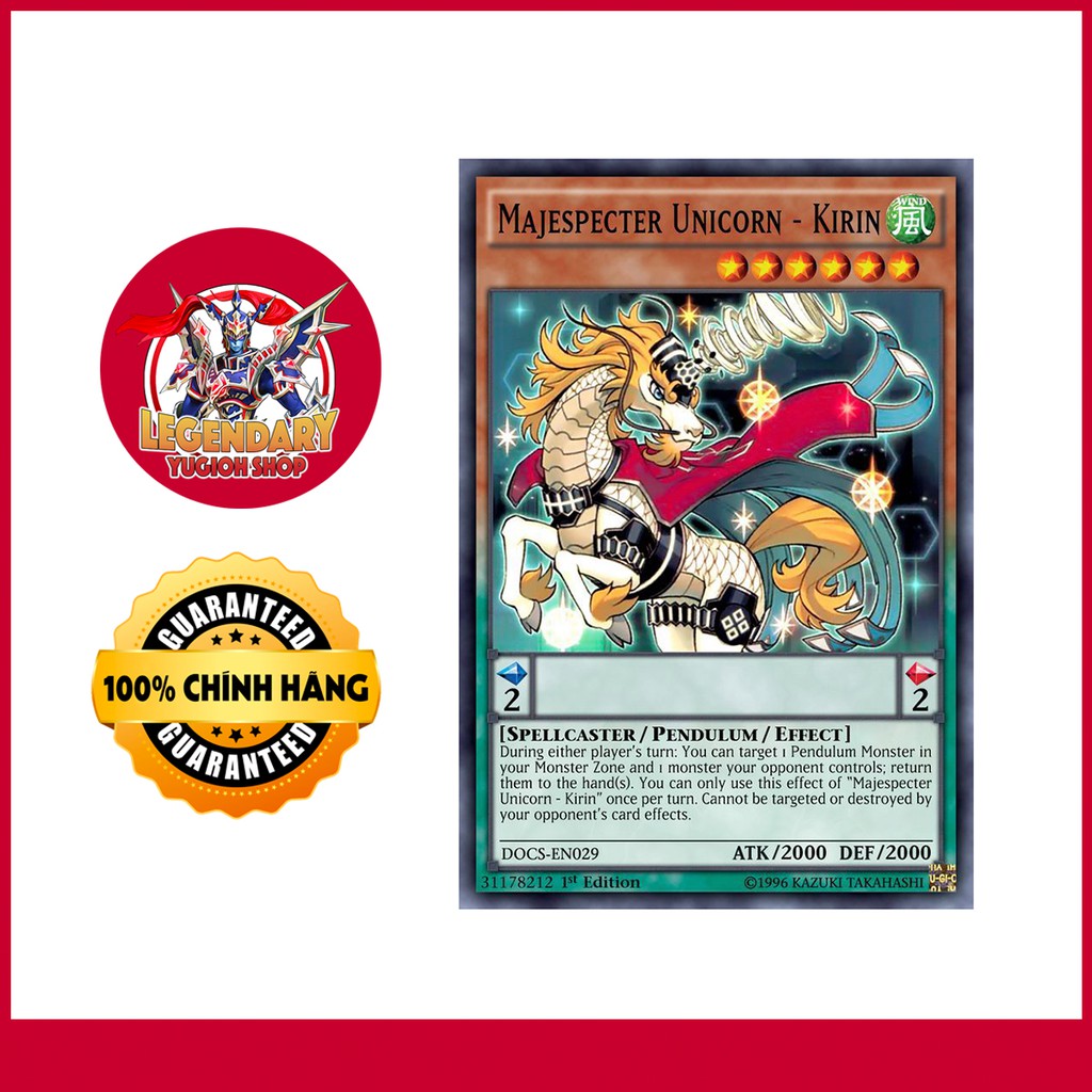 [EN][Thẻ Bài Yugioh Chính Hãng] Majespecter Unicorn - Kirin