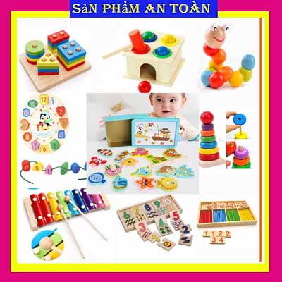 Đồ chơi gỗ thông minh phát triển tư duy cho bé - Đồ Chơi Gỗ Giáo Dục sớm cho bé