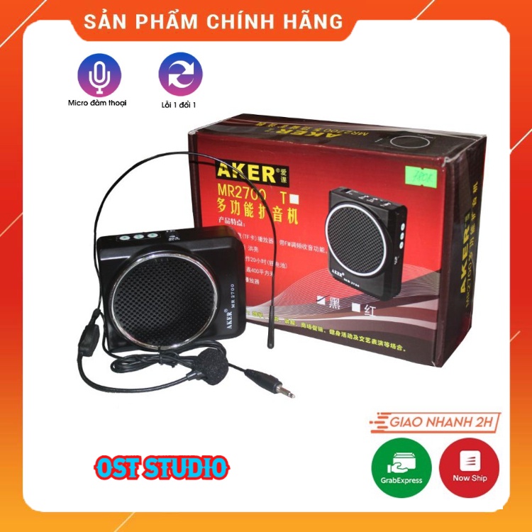 Loa Trợ Giảng AKER MR2700 Dành Cho Gíao Viên , Hướng Dẫn Viên Du Lịch , Bán Hàng Online... Bảo Hành 12 Tháng