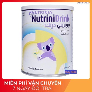 Sale sữa bột nutrinidrink vani 400g