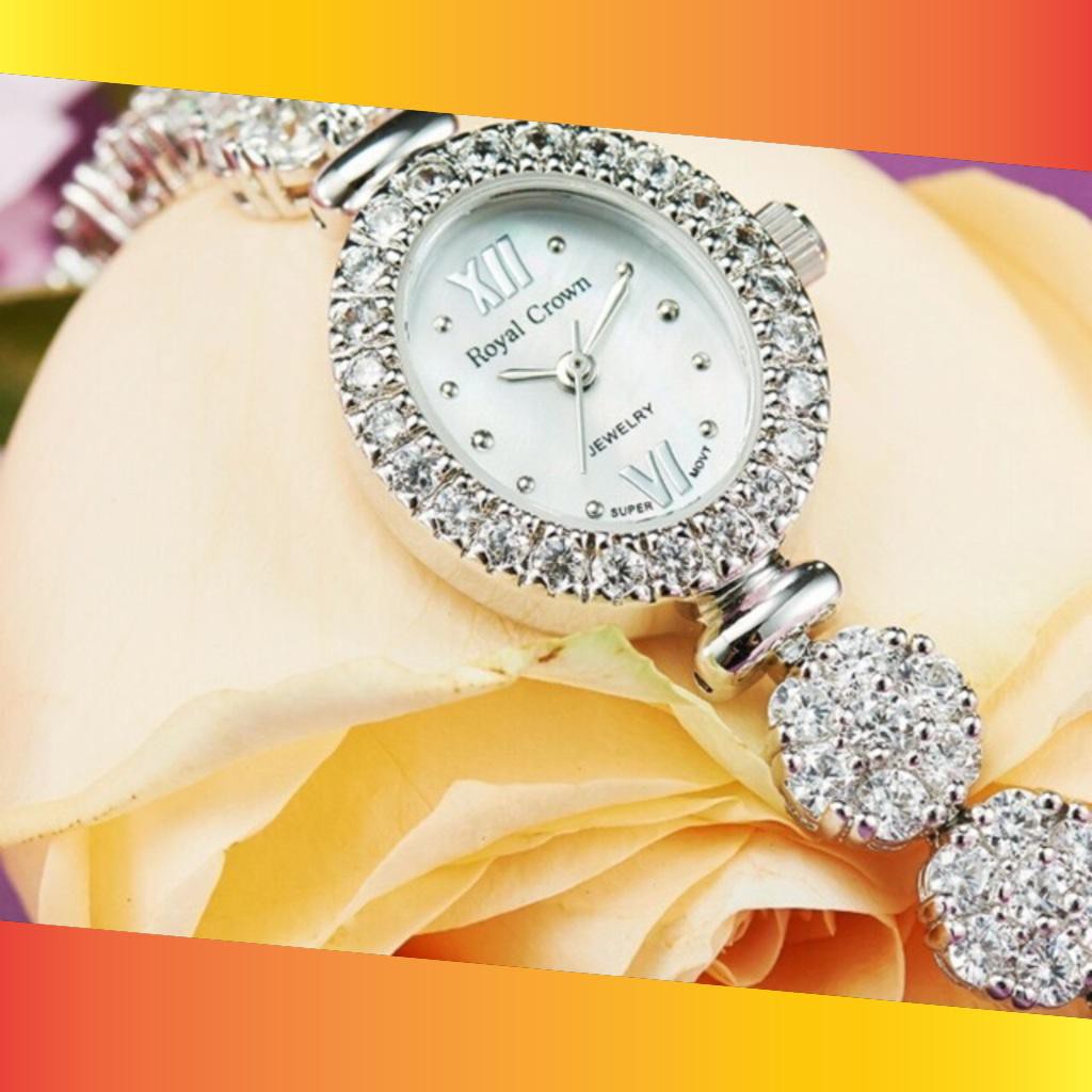 Đồng hồ nữ ♥️FREESHIP♥️ Giảm 99k khi nhập mã [TUYENTN] Mã Sản Phẩm chính hãng Royal Crown 1516 Jewelry Watch