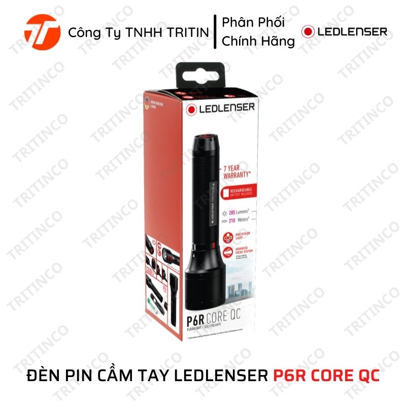 Đèn Pin Cầm Tay P6R Core LEDLENSER - 270 LUMENS - Tối Đa 110H Bảo Hành 7 Năm | TRITINCO