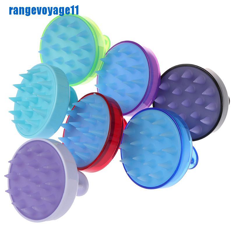 Dầu Gội Đầu Mát Xa Da Đầu Bằng Silicone Tiện Dụng