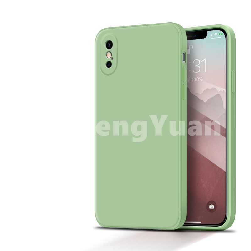 [Mã PHUKHL giảm tối đa 15K đơn 200K] Ốp lưng dẻo màu cạnh vuông iPhone 6G/6S 6Plus 7/8Plus X/XS 11 11 Pro Max XS Max