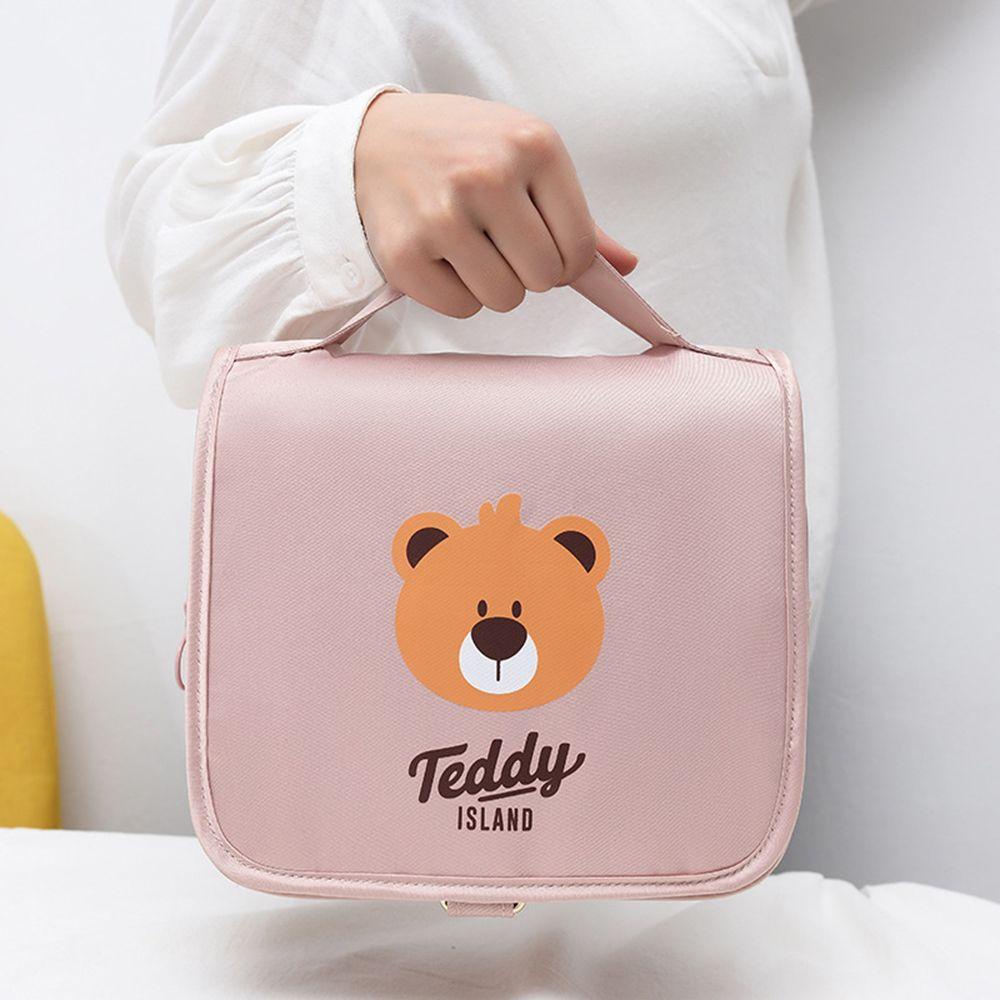 Túi Đựng Mỹ Phẩm Cỡ Lớn Họa Tiết Gấu Teddy Thời Trang Cho Nữ