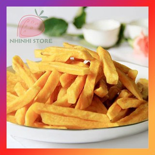Bịch Zip 500Gr Khoai Lang Sấy Sợi - Đặc Sản Đà Lạt - Trái Cây Sấy Nhi Nhi Store