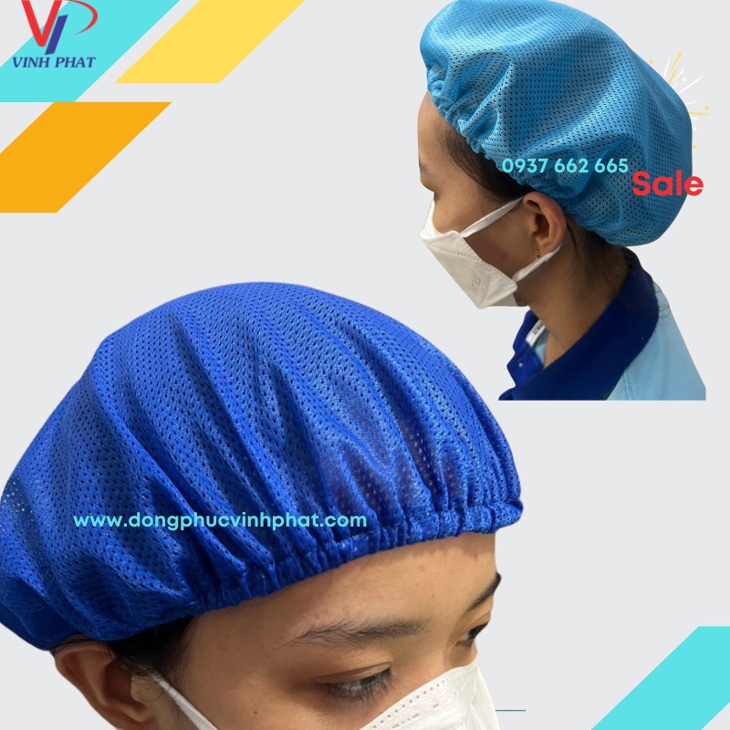 Nón lưới trùm tóc công nhân - lưới bọc tóc nhiều màu sắc, gọn nhẹ, tiện lợi và đảm bảo an toàn