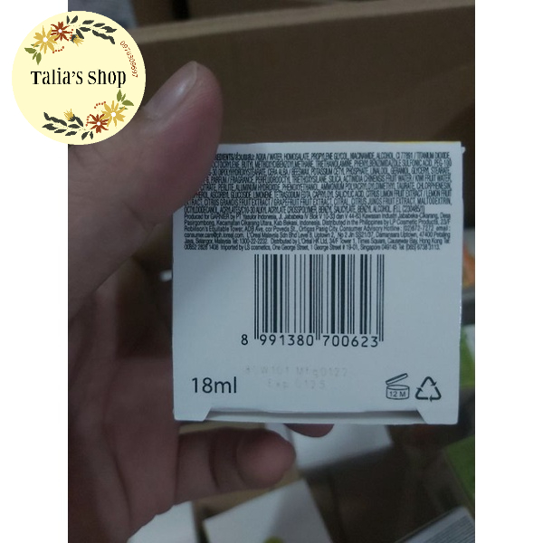 18ml - KEM DƯỠNG SÁNG DA BAN NGÀY GARNIER SPF30PA+++