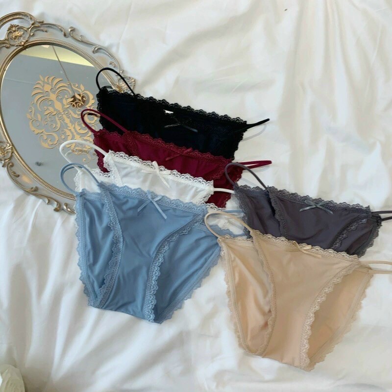 [Được Chọn Màu] Quần Lót Trơn Lụa Dây Mảnh Thoáng Khí Siêu Mềm Mại 1884 | BigBuy360 - bigbuy360.vn