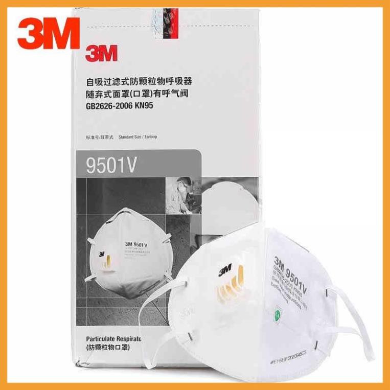 [Xả Kho] Khẩu trang 3M 9501v KN95 lọc hơn 95% bụi có đệm mũi, van thở giá bán lẻ rẻ như bán buôn | BigBuy360 - bigbuy360.vn