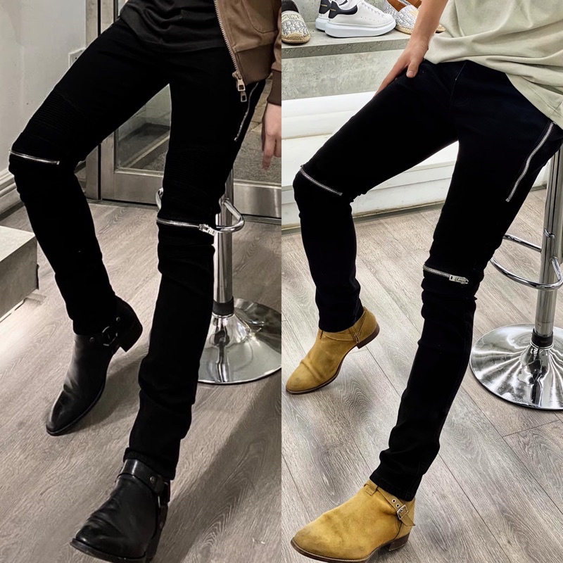 Quần skinny zipper nam /Quần zipper nam / hot 2021