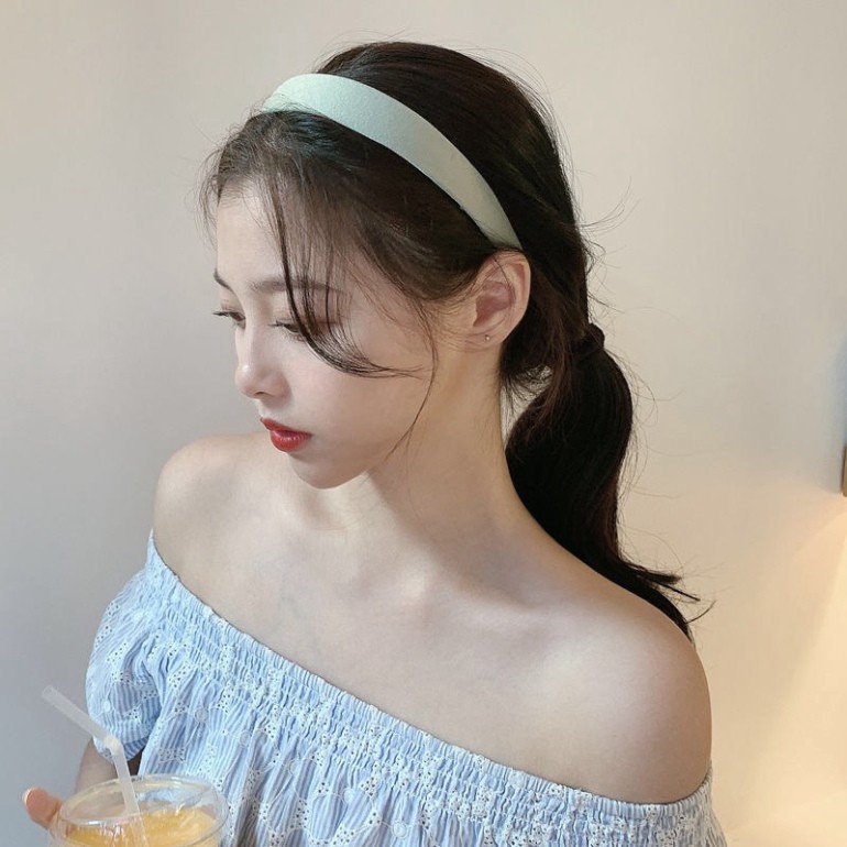 Bộ 1/3 Cài tóc INS thiết kế bản rộng kiểu mới dễ thương cho nữ