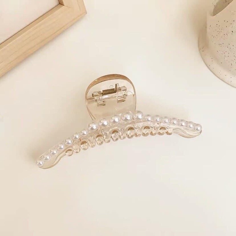 Set 6 chiếc kẹp tóc ngọc trai khảm ánh xà cừ