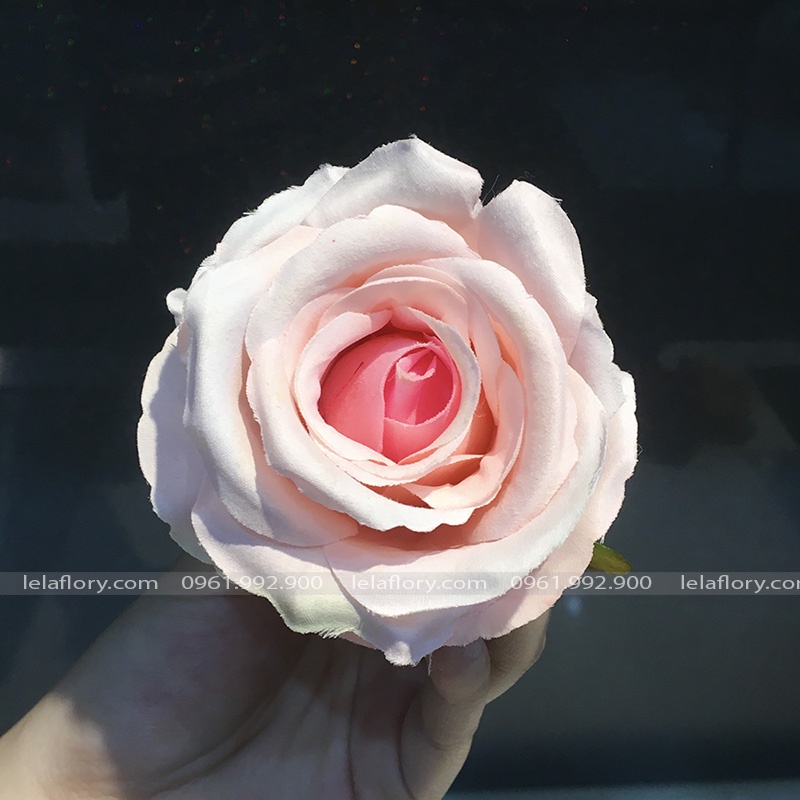 Đầu Bông Hoa Hồng Nhung Cao Cấp Nhiều Màu, Hoa Lụa hồng nhung Thích Hợp cắm lọ Trang Trí, Decor Nhà Cửa - HOG0004