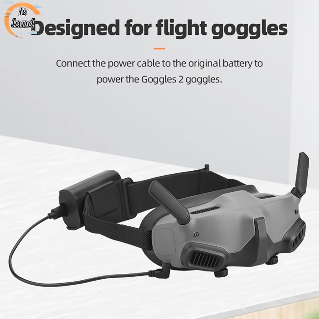 Dây Cáp Nguồn Pin Kèm Kẹp Phía Sau Chuyên Dụng Cho Dji Avata Goggles 2
