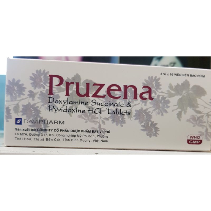 Viên uống giảm nghén Pru.zena hộp 30 viên
