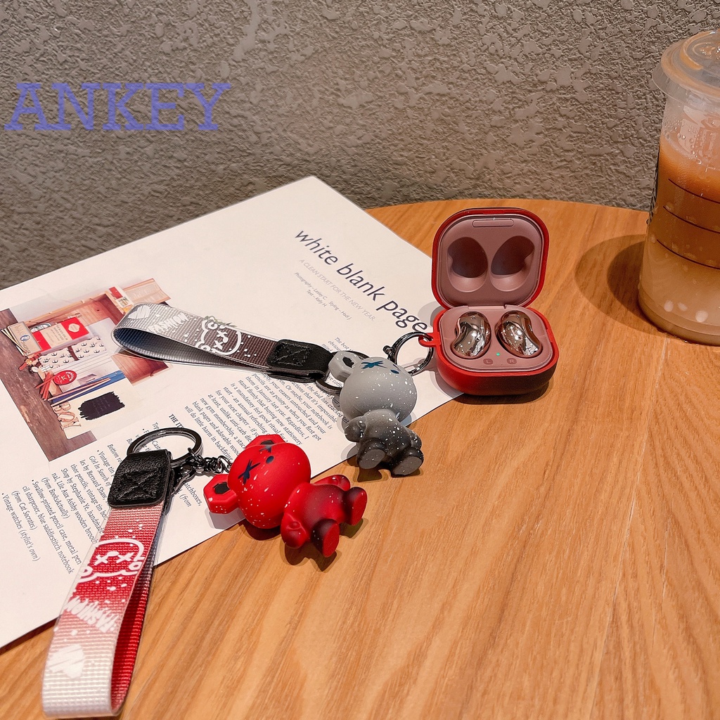 Samsung Galaxy Buds2 Pro / Buds 2 / Buds Pro / Buds Live Vỏ Bảo Vệ Hộp Sạc Tai Nghe Bluetooth Bằng Silicon Hình Gấu Violent Độc Đáo