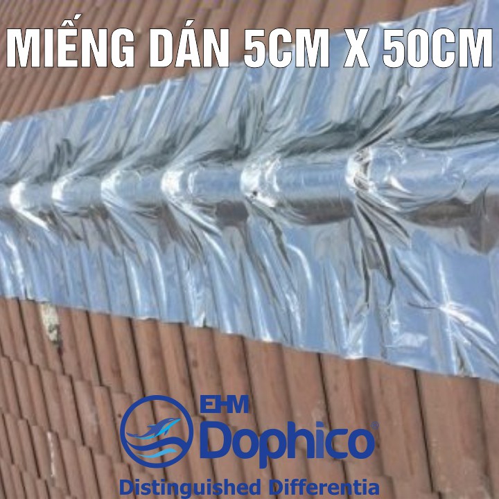 (5cm x 50cm) Miếng dán chống thấm Misha rộng 5cm x dài 50cm – Băng keo chống thấm dột – Bịt rò rỉ ống nước