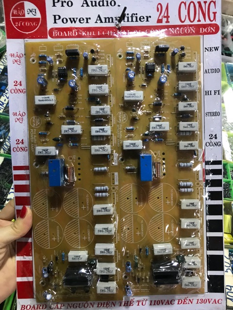 Mạch công suất 24 sò