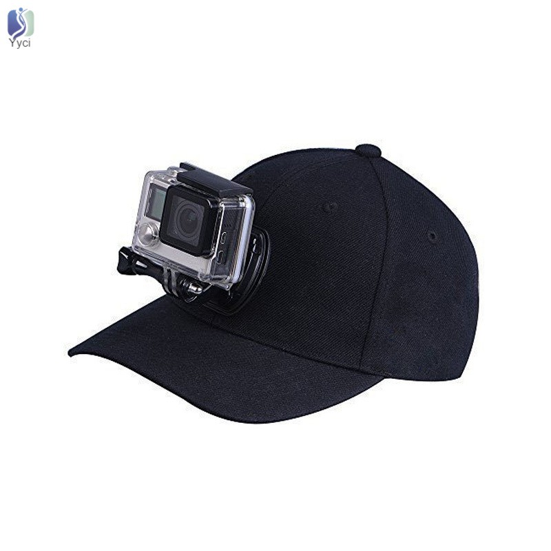 Mũ lưỡi trai có kẹp giữ điện thoại dành cho GoPro Session/Hero 6/5/4/3+/3/2/1