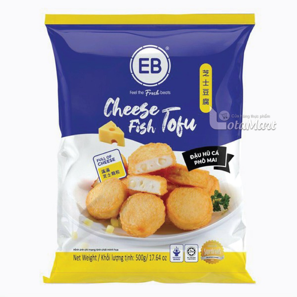 Tàu Hủ Phô Mai Tươi EB - Đậu Hủ Phô Mai EB - Viên Thả Lẩu Malaysia Cao Cấp | BigBuy360 - bigbuy360.vn