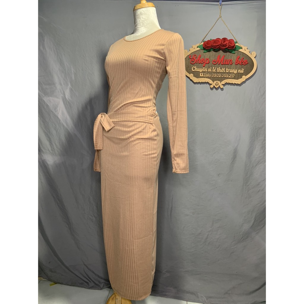 [MẪU MỚI] Đầm Body Xẻ Tà Khoét Lưng Chất Thun Gân Thích Hợp Mặc Đi Tiệc Đi Làm Đi Chơi Phù Hợp Với Mọi Phong Cách | BigBuy360 - bigbuy360.vn