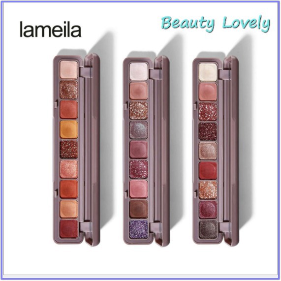Bảng Phấn Mắt 9 ô Màu Nhũ Lameila Hàng Nội Địa Trung | BigBuy360 - bigbuy360.vn