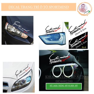 [FREE SHIP] DECAL TRANG TRÍ Ô TÔ SPORTMIND