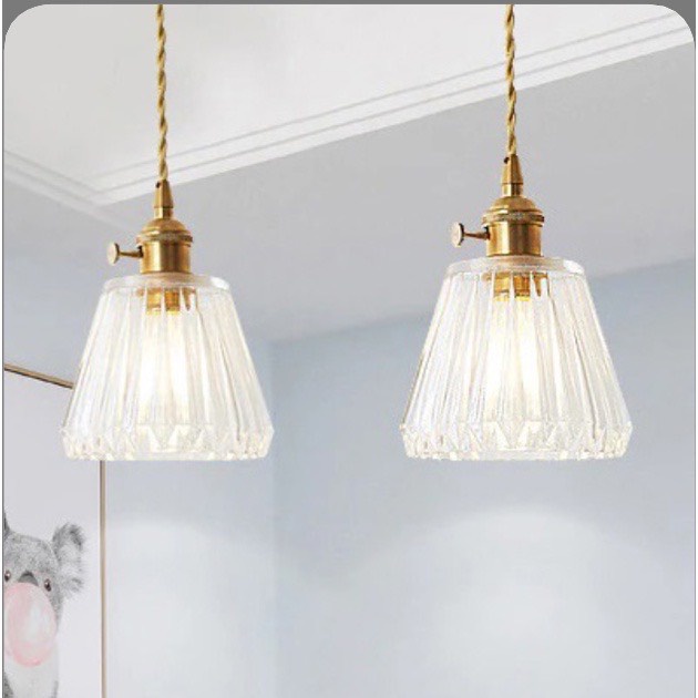 Đèn thả chao thủy tinh phong cách châu âu NTP-61-63-64