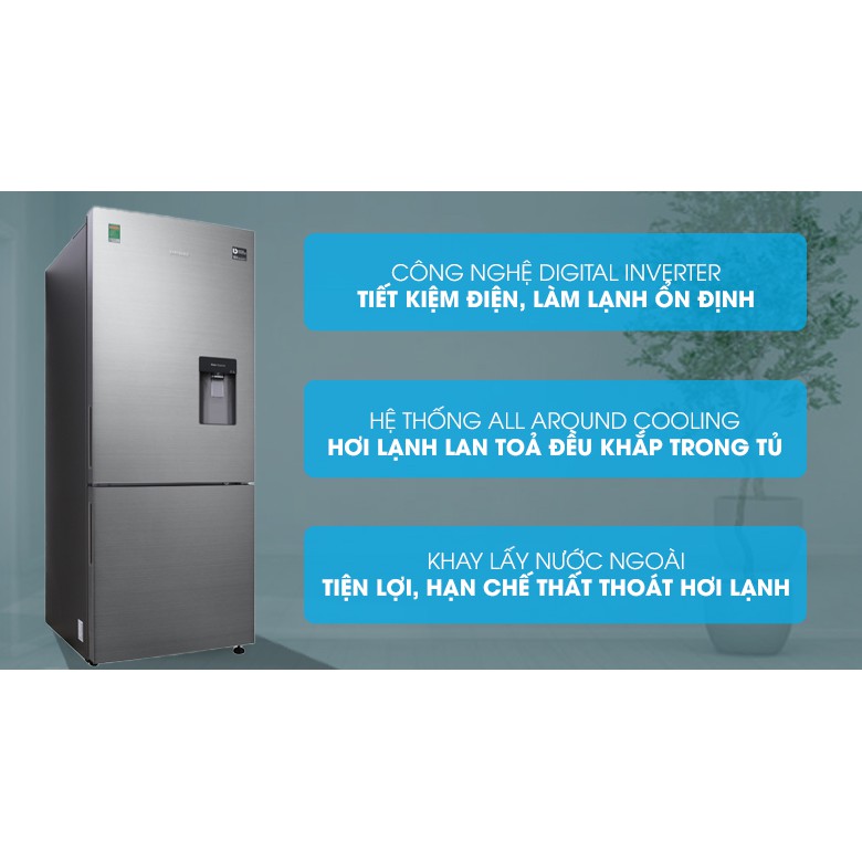 Tủ lạnh Samsung Inverter 424 lít RL4034SBAS8/SV ,Lấy nước bên ngoài,cảm biến thông minh,nhập Thái Lan, giao miễn phí HCM