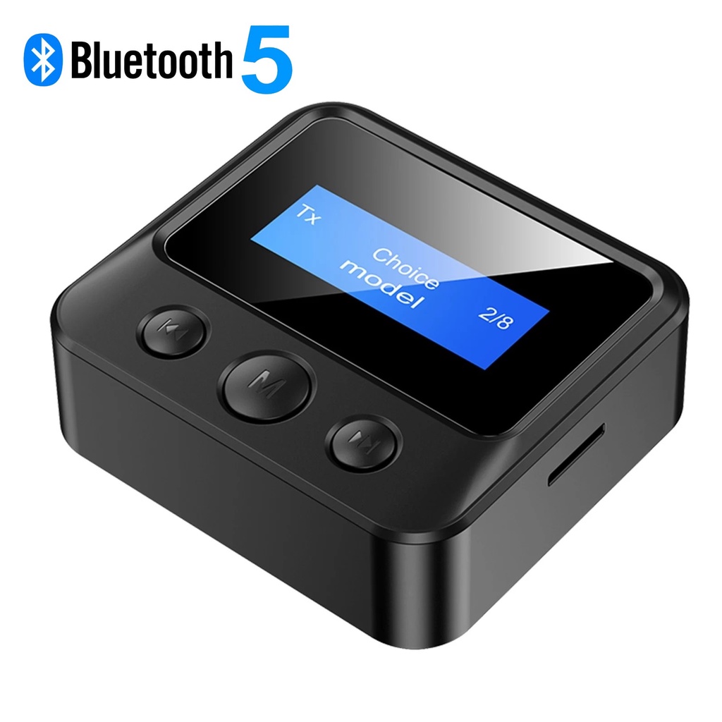 Thiết bị thu phát nhạc không dây Bluetooth 5.0 màn hình LCD C39S