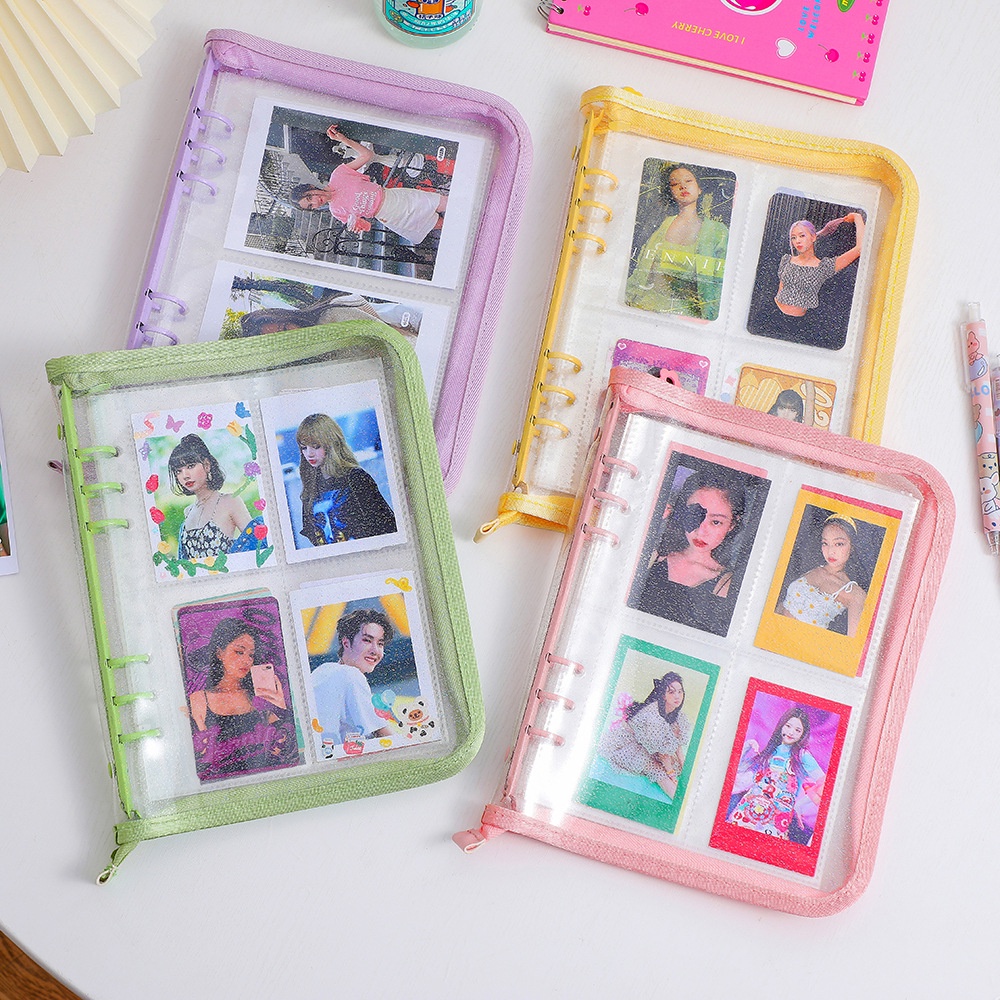 Binder đựng card A5 bìa còng pastel - album sổ đựng ảnh