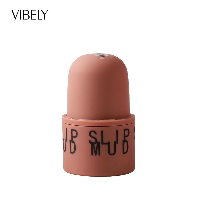 [Hàng mới về]Son môi hình dạng con dấu VIBELY kháng nước lâu trôi/ Son kem Lì VIBELY có dưỡng màu sắc tự nhiên chống thấm nước xinh xắn 5g
