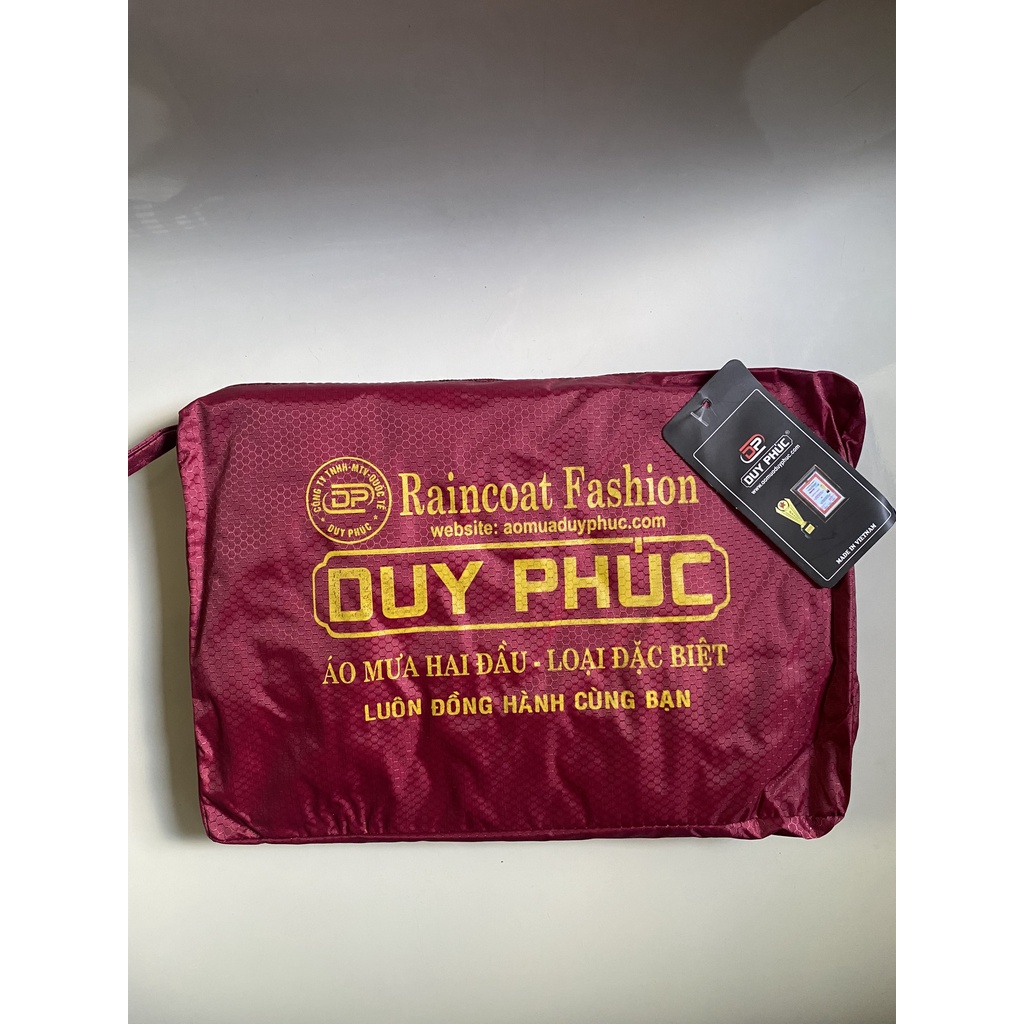 Áo mưa 2 đầu Duy Phúc chống thấm - vải dù siêu nhẹ