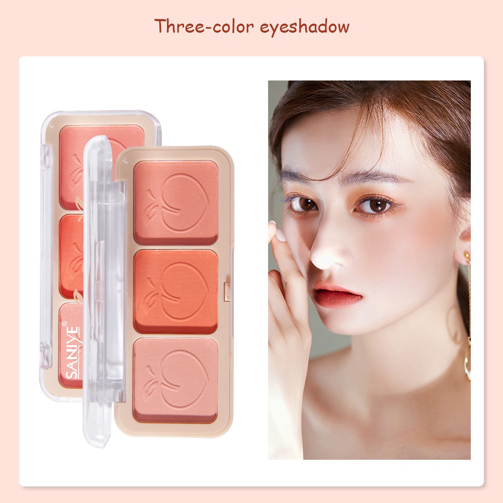 Phấn Má Hồng SANIYE Love Peach 3 Màu Xinh Xắn E0334 | BigBuy360 - bigbuy360.vn