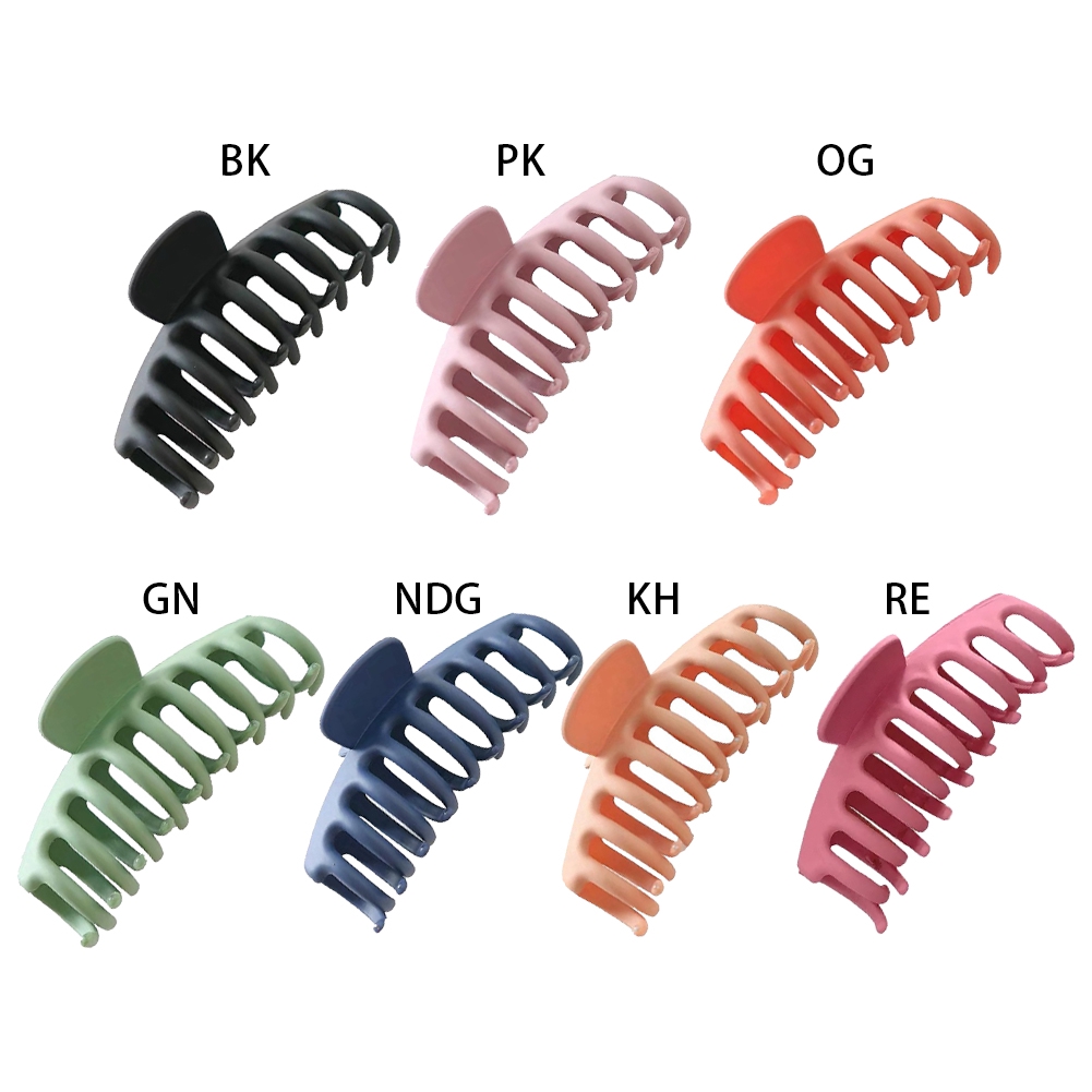 Kẹp tóc càng cua thiết kế đơn giản nhiều màu sắc tùy chọn cho nữ