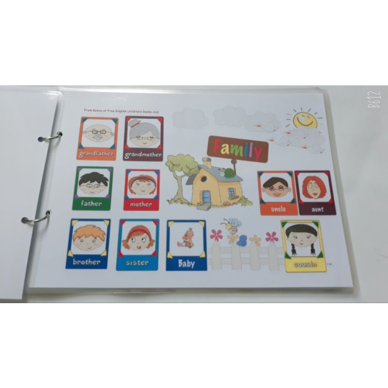 Học liệu mindmap 14 chủ ép plastic đề tặng kèm sổ còng
