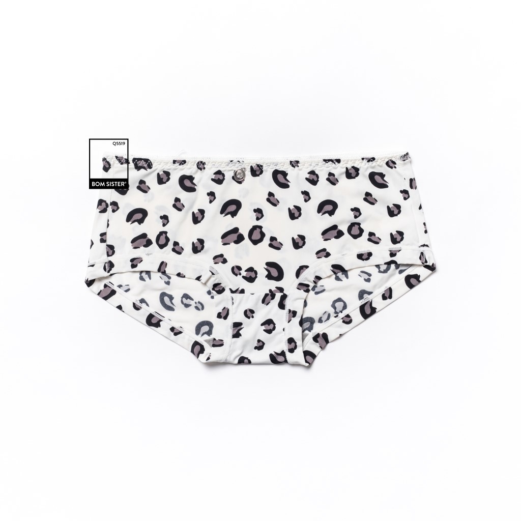  Quần Lót Su Gấp Viền Hoạ Tiết Dễ Thương Lưng Thấp Phần 3 BOM SISTER Q5519 | BigBuy360 - bigbuy360.vn