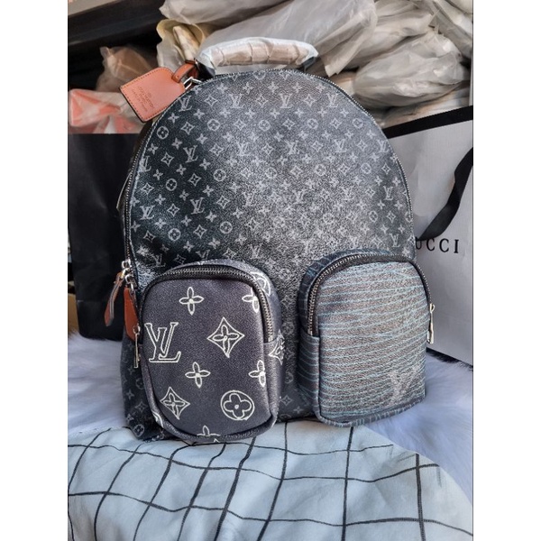 balo thời trang nam nữ unisex lv size 40 vừa laptop xịn sò