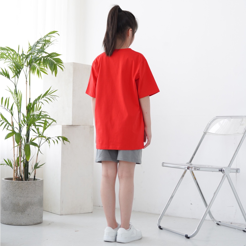 Áo thun trẻ em OuterityKids Mini Signature Đỏ - ORK117