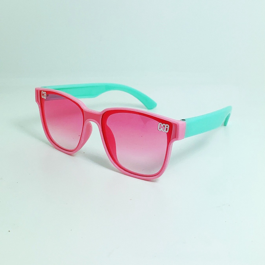 Kính mát trẻ em form vuông Jun Jun dành cho bé trai và bé gái từ 1 tới 5 tuổi JJ202206