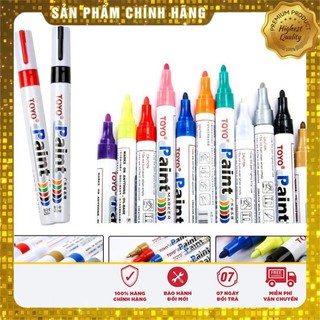 Bút Sơn Toyo Paint Marker - Trang Trí, Vẽ Ký Hiệu Lốp ôtô, Xe Máy, Xe Đạp/ Vẽ Bề Mặt Gỗ, Kim Loại, Nhôm, Kính...