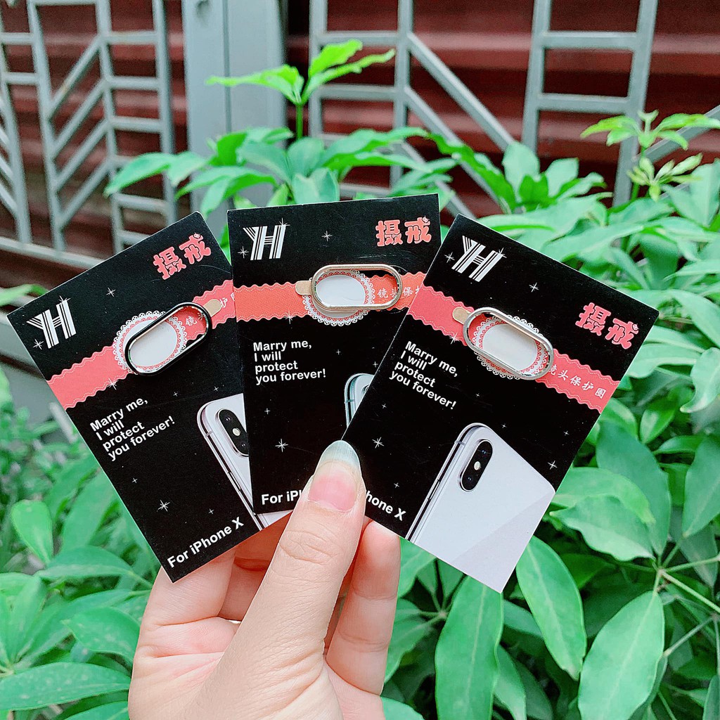 Dán viền bảo vệ Camera iPhone 7 Plus / 8 Plus / X / Xs / Xs Max