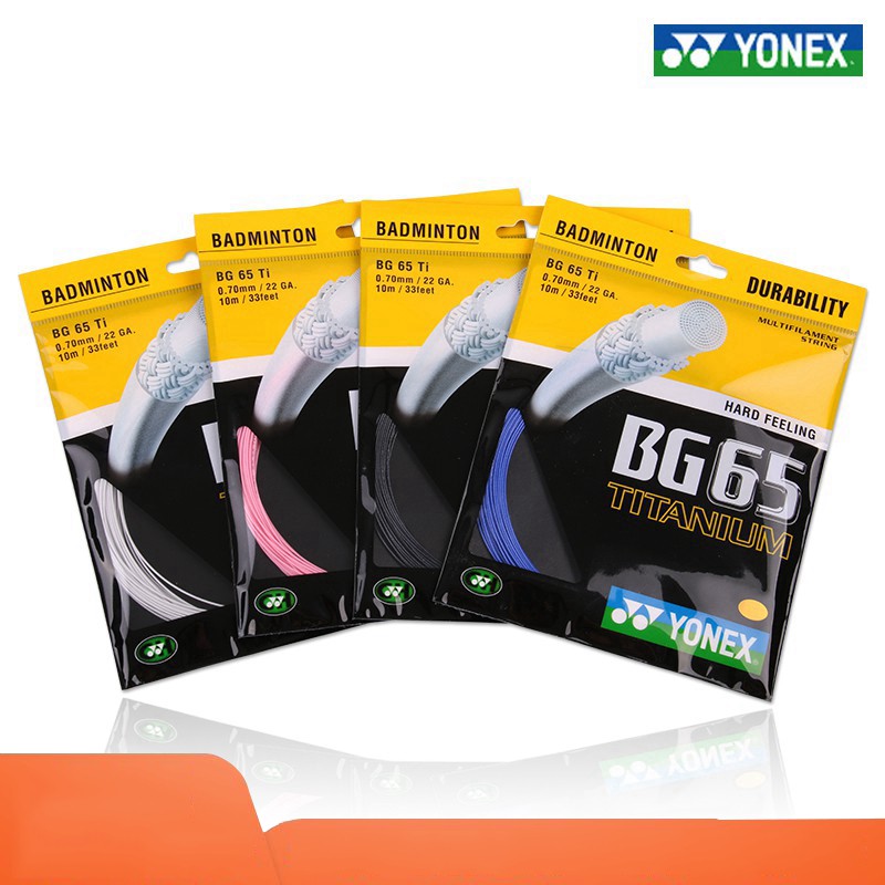 DÂY CƯỚC CĂNG VỢT YONEX BG 65 TITANIUM 3 TEM CHÍNH HÃNG- Nhà phân phối chính hãng- Sport Huế