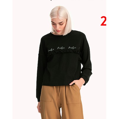 [Thanh Lý] Áo thun đen Marc Fashion dài tay - Size L - New 90%