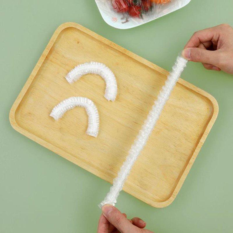 (100 Túi) Màng bọc thực phẩm tự phân hủy dùng 1 lần dạng Túi thít hình Gấu KM 20110