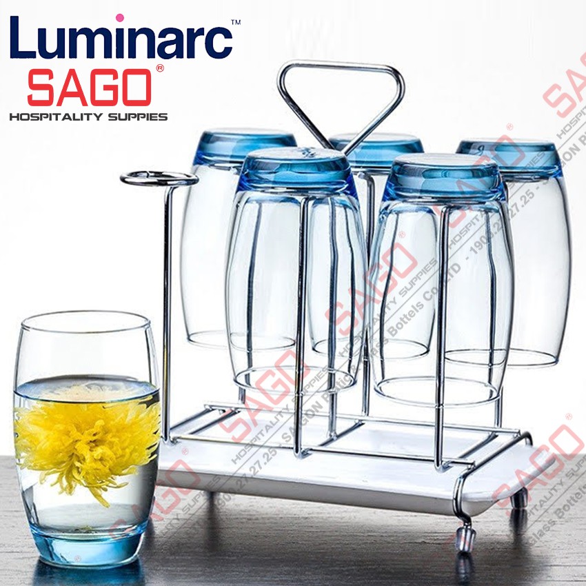 Ly Thủy Tinh Luminarc Salto Ice Blue 350ml , Thủy Tinh Cao Cấp