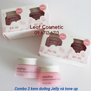 [ Minisize ] Set kem dưỡng trắng hoa anh đào Innisfree Jeju Cherry Blossom Double Kit 20ml*2